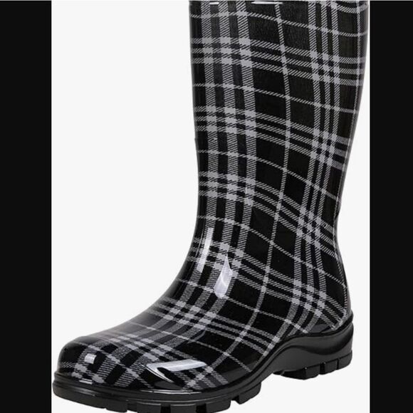 ASGARD WOMEN'S MID CALF RAIN PRINTED WATERPROOF RUBBER BOOTS - Picture 16 of 16